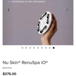 Skin RenuSpa iO Skincare Tool - Black and White